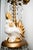 Mid 20th Century Mid 20th Century Monumental Pair of 25” Hollywood Regency Porcelain Rooster Crystal Sconces – Gilt Italianate Figural Wall Lights For Sale - Image 5 of 5