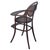 Vienna Secession Bent Oak & Caine Children's High Chair Attributed to Gebrüder Thonet For Sale In Los Angeles - Image 6 of 7