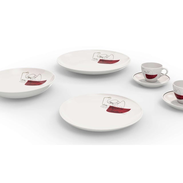 Service Prunier Coffee Cups by Le Corbusier for Cassina, Set of 2 For Sale - Image 10 of 14