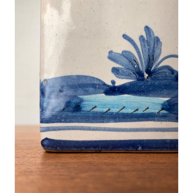 Vintage Italian Handpainted Vase from Larucci Italy, 1970s, Set of 2 For Sale - Image 5 of 18