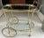 1950s Maison Baguès French Brass Bar Cart For Sale - Image 5 of 9