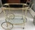 1950s Mid 20th Century French Brass Bar Cart For Sale - Image 5 of 9