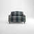 Not Yet Made - Made To Order Sophie Conran Felix Loveseat in Woodland Navy/Olive Wide Stripes For Sale - Image 5 of 5