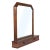 Italian Art Deco Walnut Dressing Table Mirror, 1940s For Sale - Image 9 of 9