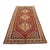 Vintage Qashqai Rug 5'8'' X 10'1'' Red Wool Hand-Knotted Oriental Carpet For Sale
