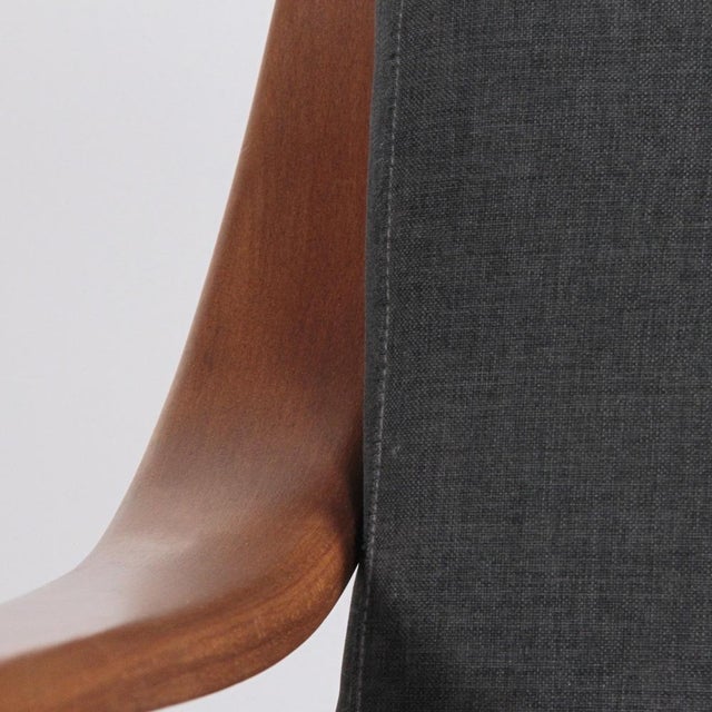 Vintage Italian Beech Armchair, 1960s For Sale - Image 10 of 13