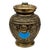 Turquoise Aura Angel Wings Turquoise Heart Keepsake Cremation Urn Metal Antique Finish For Sale - Image 8 of 10