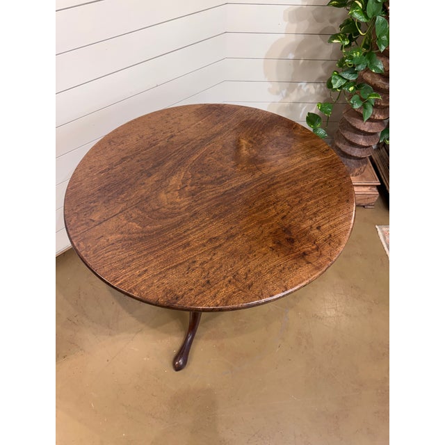 Late 19th Century 19th Century Walnut Tilt Top Side Table For Sale - Image 5 of 8