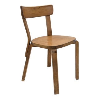 Model 69 Chair with Wartime Legs by Alvar Aalto for Artek, 1940s For Sale