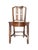 Early 20th Century English Hepplewhite Walnut Pierced Splats Harp Side Chair For Sale - Image 4 of 4