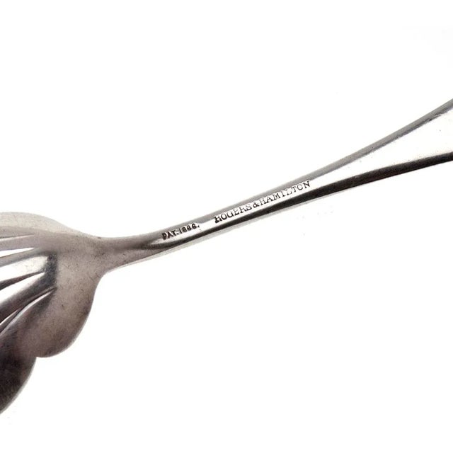 Early 20th Century Antique Silverplate Berry "Rogers & Hamilton" Serving Spoon For Sale - Image 5 of 6