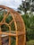 Wood Vintage 1970s Arched Bamboo Étagère With Glass Shelves | Palm Beach Regency Coastal Bookcase For Sale - Image 7 of 11