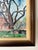 1980's Edwina Z. Worsley Historic Brick Architecture and Winter Tree Landscape Oil Sold For Sale - Image 9 of 11