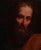 Important 17th-century Italian School "Apostle" Oil on canvas 46cm x 39cm Golden frame Good condition