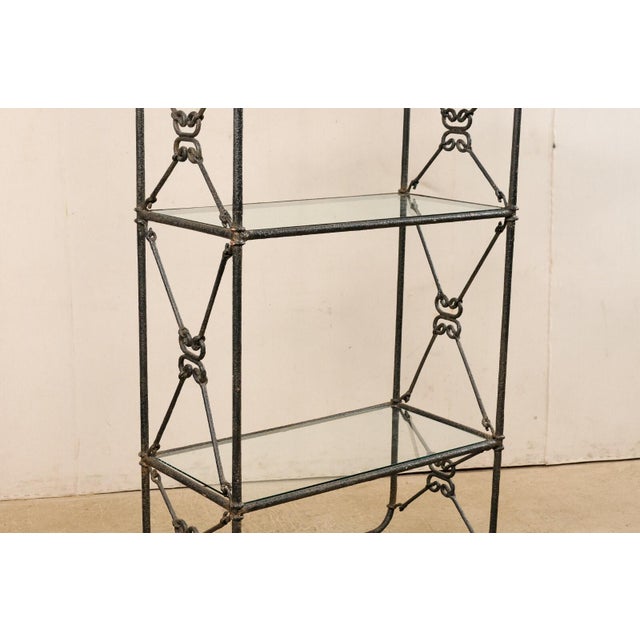 Mid 20th Century Mid 20th Century French Giacometti Style Tall Étagère For Sale - Image 5 of 11