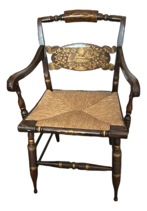 Late 19th Century Hitchcock Arm Chair