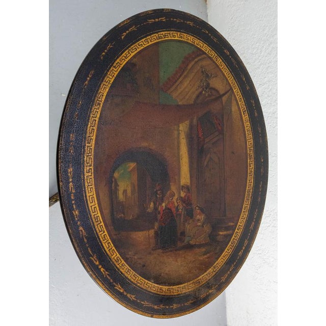 Wood Napoleon III Late 19th Century Italian Gueridon Foldable Side Table, 1890s For Sale - Image 7 of 13