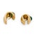 Vintage Gia 4.70 Carat Emerald 18k Yellow Gold Hoop Earrings, A Pair For Sale In Los Angeles - Image 6 of 9