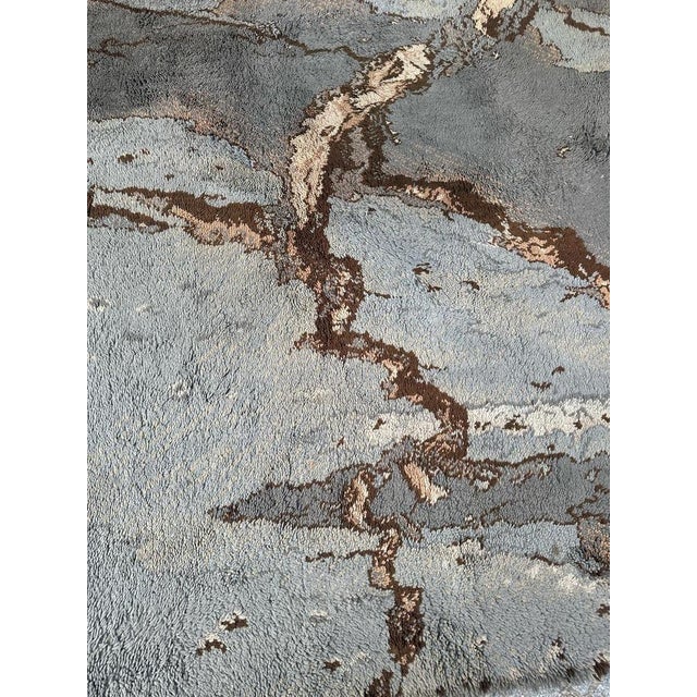 German Modern Rug with Forest Motif, 1960s For Sale - Image 4 of 16