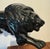 Mid-Century Modern Porcelain Black Lion Table Sculpture For Sale In Los Angeles - Image 6 of 9