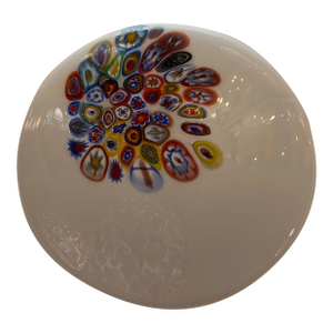 Lot of 2 Murano Style Glass Wall Sconces Multicolors Flush Mount From Simoeng