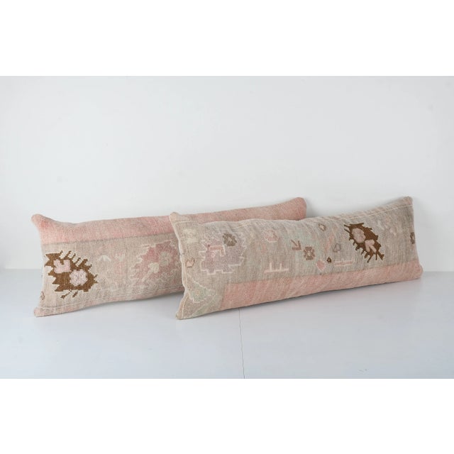 Handmade Turkish Rug Pillow Covers • Vintage Rug Decor Elevate your home decor with these exquisite 13" x 40" pillow...