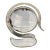 MCM Acrylic Two Sided Swan Shape Vanity Mirror With Magnification For Sale