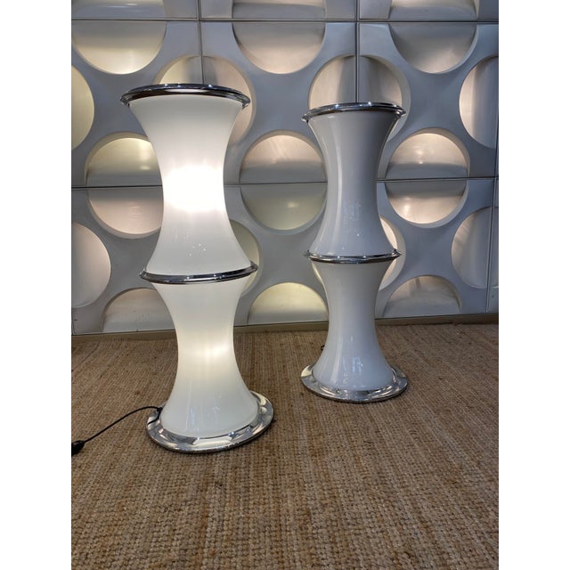 Vintage Table Lamps by Enrico Tronconi for Vistosi, 1960s, Set of 2 For Sale - Image 12 of 13