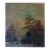 Likely 19th Century American Folk Landscape Painting on Artist's Board Featuring River, Forest, and Mountain Scene.. For Sale