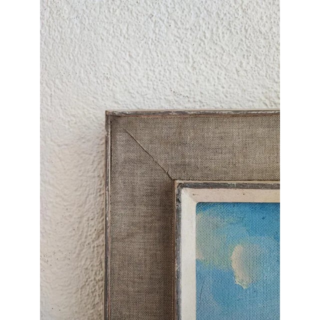 Wood Percival Pernet, Aux Baléares, 1971, Oil on Canvas on Wood, Framed For Sale - Image 7 of 9