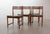 Mid-Century Modern Vintage Teak Wooden Dining Chairs by Severin Hansen, 1960s, Set of 4 For Sale - Image 3 of 18
