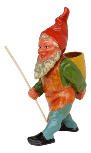 Terracotta Garden Gnome, 1950s