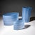 Mid 20th Century Set of Three Blue Vases by Rosenthal, 20th Century For Sale - Image 5 of 10