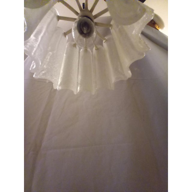 Metal Hanging Lamp attributed to Kalmar, 1960s For Sale - Image 7 of 9