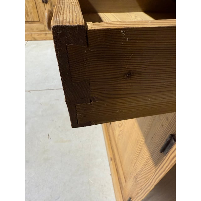 Antique Pine Sideboard / Cupboard From England For Sale - Image 17 of 18