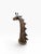 Wood Mid 20th Century Sculptural Wood Giraffe Head & Neck Statue For Sale - Image 7 of 12