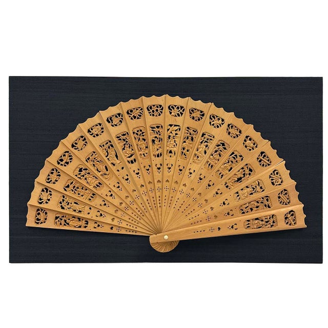 This exquisite fan showcases the artistry and cultural heritage of traditional Chinese craftsmanship. Handmade with...