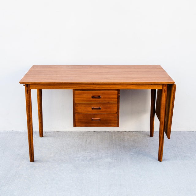 1960s Arne Vodder Danish Modern Expandable Teak Writing Desk For Sale - Image 17 of 18