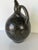 Vintage Organic Primitive Style Handcrafted Black Pottery Vase With Incised Tribal Motifs For Sale - Image 9 of 12