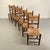 Brown Mid-Century Oak and Straw Chairs by Charlotte Perriand, France, 1960s, Set of 6 For Sale - Image 8 of 17