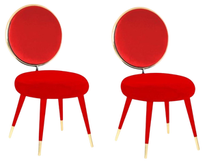 Set of Graceful Dining Chairs by Royal Stranger
