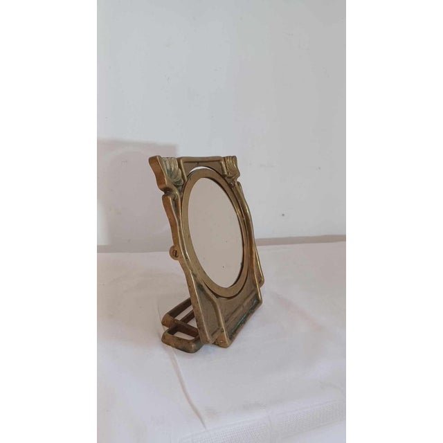 Art Deco Brass Dressing Mirror, 1920s-1930s For Sale - Image 16 of 16