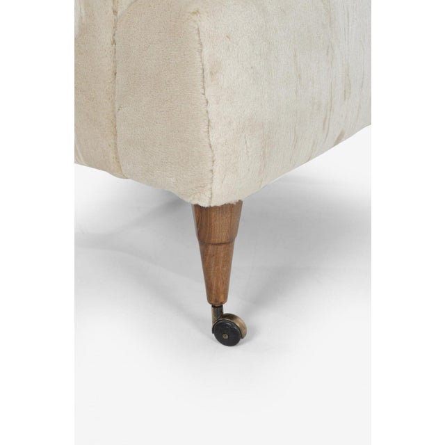 Mid-Century Modern Luigi Caccia Dominioni Pair of Ambrosianeum High-Back Lounge Chairs for Azucena, 1955 For Sale - Image 3 of 13