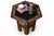 Black 19th Century Moroccan Hexagonal Pedestal Table, 1890s For Sale - Image 8 of 9