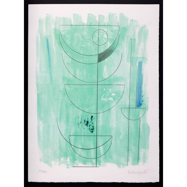 Modern Barbara Hepworth, Green Man, 1972, Lithograph For Sale - Image 3 of 9