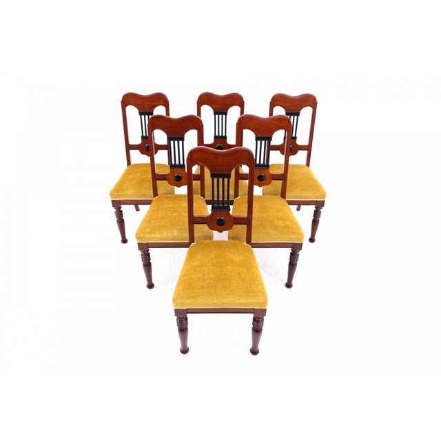 Antique Table and Chairs, 1890s, Set of 5 For Sale - Image 3 of 18