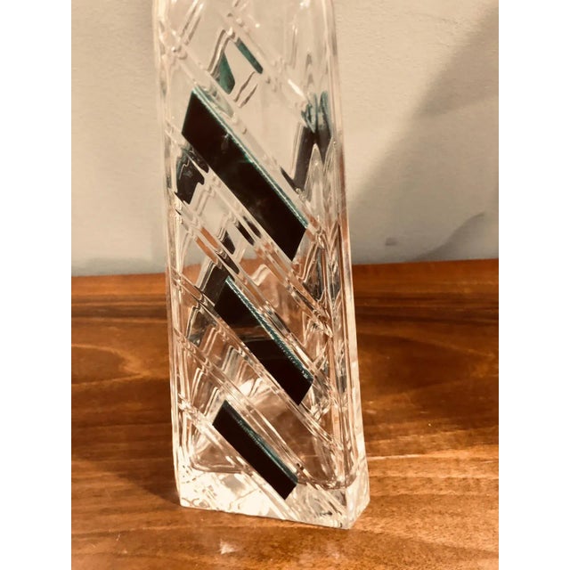 1940s Art Deco Original Crystal Liqueur Bottle, Italy, 1940s For Sale - Image 5 of 10