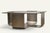 Mid-Century Modern Coffee Table in Brushed Steel and Smoked Glass, 1970s For Sale - Image 3 of 14