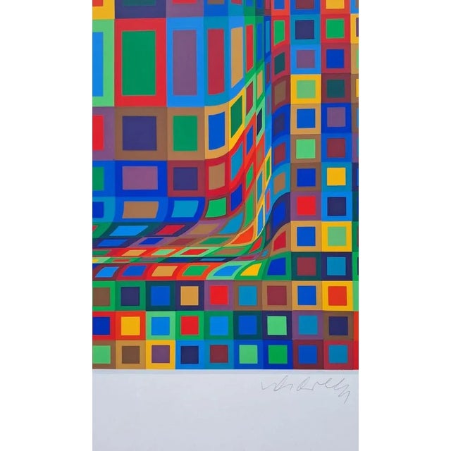 Victor Vasarely, Koska MC, 1970, Original Screenprint For Sale - Image 7 of 10