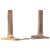 Modernist Bronze Bookends by Ben Seibel, USA, 1950s, Set of 2 For Sale